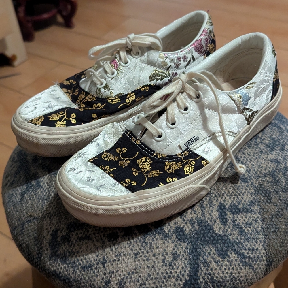 Vans: Era (Brocade) Patchwork/Tr Wht - Picture 5 of 7